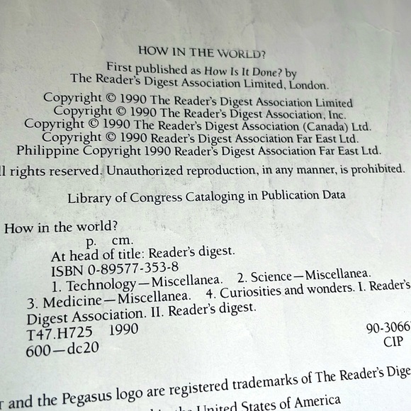 Reader’s Digest HOW IN THE WORLD BOOK - Picture 5 of 12